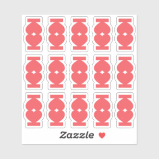 Cute Blank Heart Shape Index Tabs Journal Divider Aufkleber