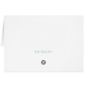 Cute Blank Notecard-Caterpillar #2-Personalize It! (Rückseite Horizontal)