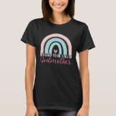 Cute Blessed To Be Called Godmother Boho Rainbow M T-Shirt (Vorderseite)