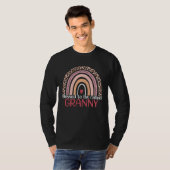 Cute Blessed To Be Called Granny Rainbow Leopard M T-Shirt (Vorne ganz)