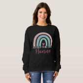 Cute Blessed To Be Called Nonna Boho Rainbow Mom G Sweatshirt (Vorne ganz)