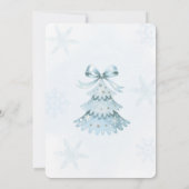 Cute Blue Boy Baby Shower Invitation Einladung (Rückseite)