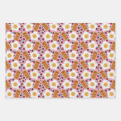 Cute Blue Eggs Bacon Strawberries Blueberries Geschenkpapier Set (Vorderseite 2)