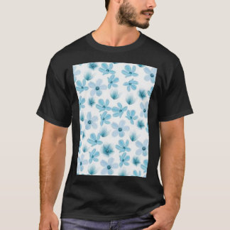 CUTE BLUE FLOWERS T-Shirt