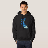 Cute Blue Fox,   Animals Hoodie (Vorne ganz)