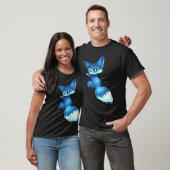 Cute Blue Fox, Animals T-Shirt (Unisex)