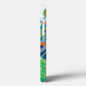 Cute Blue + Green Peacock Customizable iPad Cases (Rückseite / Links)