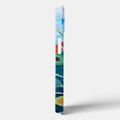 Cute Blue + Green Peacock Customizable iPad Cases (Rückseite / Rechts)