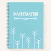 Cute Blue Notebook Notizblock (Vorderseite)