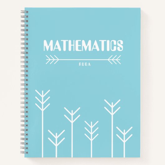 Cute Blue Notebook Notizblock (Vorderseite)