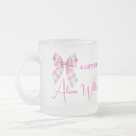 Cute  Blue & pink Bow Personalized Gift From Mattglastasse (Links)