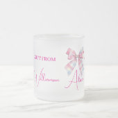 Cute  Blue & pink Bow Personalized Gift From Mattglastasse (Mittel)