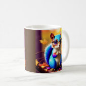Cute Blue Squirrel with Glasses-56786 Kaffeetasse (VorderseiteRechts)