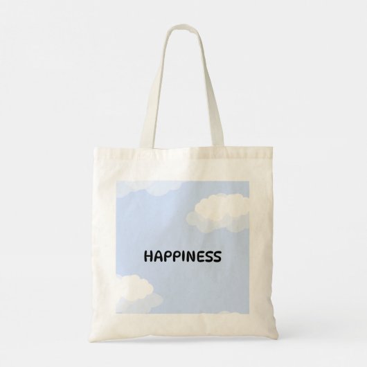 Cute blue tote bag  tragetasche (Rückseite)