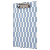 Cute Blue & White Stripe Clipboard Klemmbrett (Links)