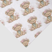 Cute Boho Animal Birthday Party Seidenpapier (Detail)