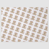 Cute Boho Animal Birthday Party Seidenpapier (Vorderseite)