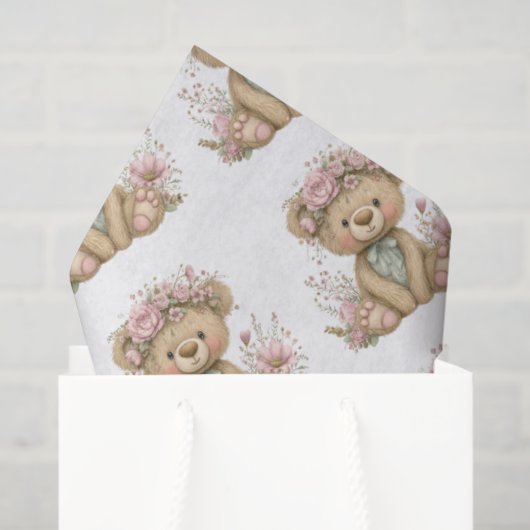 Cute Boho Animal Birthday Party Seidenpapier (Geschenktüte)