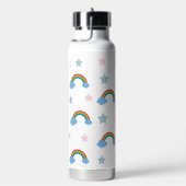Cute Boho Whimsical Rainbow Girls Trinkflasche (rechts)