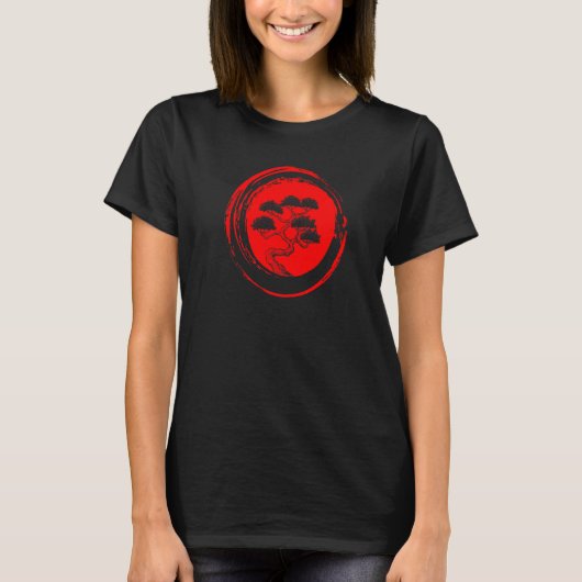 Cute Bonsai Japanese Bonsai Tree In Pot Bonsai T-Shirt (Vorderseite)