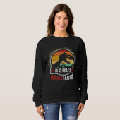 Cute Bonus Mama Saurus Rex Mamasaurus Stepmom Moth Sweatshirt (Vorne ganz)