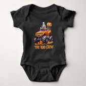 Cute Boo Crew Moderne Familie Matching Halloween Baby Strampler (Vorderseite)