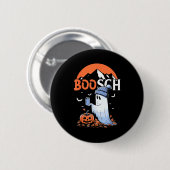 Cute Boo Ghost Halloween Pumpkin Beer Drinking Sok Button (Vorne & Hinten)
