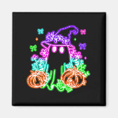 Cute Boo Halloween Ghost Witch Pumpkin Trendy Hall Magnet (Vorne)