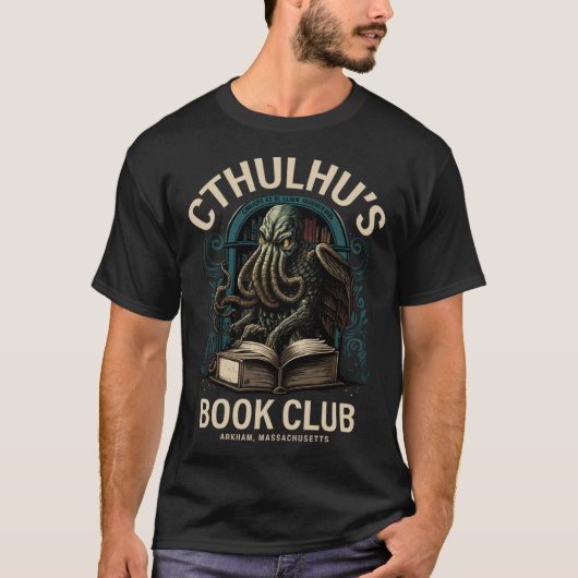 Cute Book Club Cthulhu T-Shirt (Vorderseite)