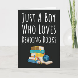 Cute Book Reading Cards For Baby Boys Kids Reader Karte