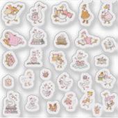 Cute Bookish Goose Sticker Pack 2 (Vorderseite)