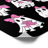 Cute Booooks Ghost Read More Books Funny Teacher H Poster (Ecke)
