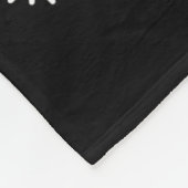 Cute Border Collie Dog Christmas Naughty Nice Trie Fleecedecke (Ecke)