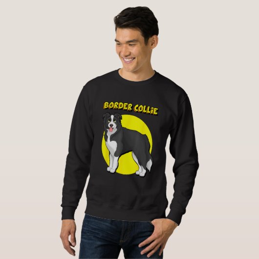 Cute Border Collie Sweatshirt (Vorne ganz)