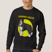 Cute Border Collie Sweatshirt (Vorderseite)