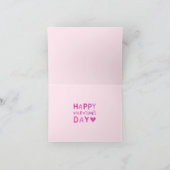 Cute Boston Terrier Birthday Card  Dankeskarte (Innenseite)