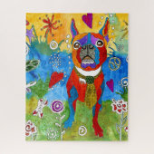 Cute Boston Terrier Puzzle - 520 Teile (Vertikal)
