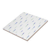 Cute Botanical Elegant Lavender Ceramic Tile Fliese (Seite)