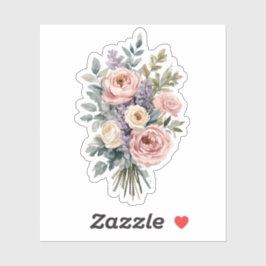 Cute Botanical Flower Stickers | Waterproof Vinyl Aufkleber
