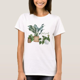 Cute Botanical Greenery Plant Parent T-Shirt