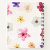 Cute Botanical Illustration with a Dreamy Floral Notizblock (Rückseite)