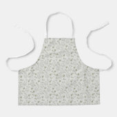 Cute Botanical Leaf Pattern Apron Schürze (Vorderseite)