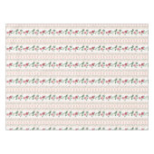Cute botanical retro artwork strawberry pattern tischdecke (Vorderseite (Horizontal))
