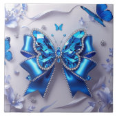 Cute bow Ceramic Tile Fliese (Vorderseite)