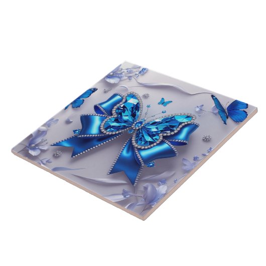 Cute bow Ceramic Tile Fliese (Seite)