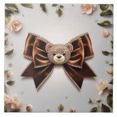 Cute bow Ceramic Tile Fliese (Vorderseite)