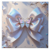 Cute bow Ceramic Tile Fliese (Vorderseite)