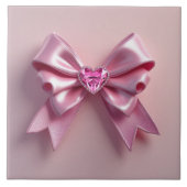 Cute bow Ceramic Tile Fliese (Vorderseite)
