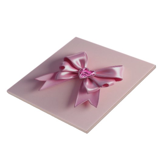 Cute bow Ceramic Tile Fliese (Seite)