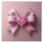 Cute bow Ceramic Tile Fliese (Vorderseite)